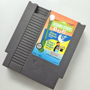 Sesame Street 1-2-3 Astro Grover & Ernie's Magic Shapes Original Nintendo Nintendinho NES