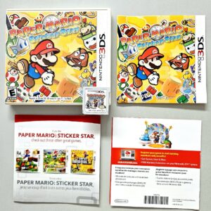 Paper Mario Sticker Star Original Nintendo 3DS