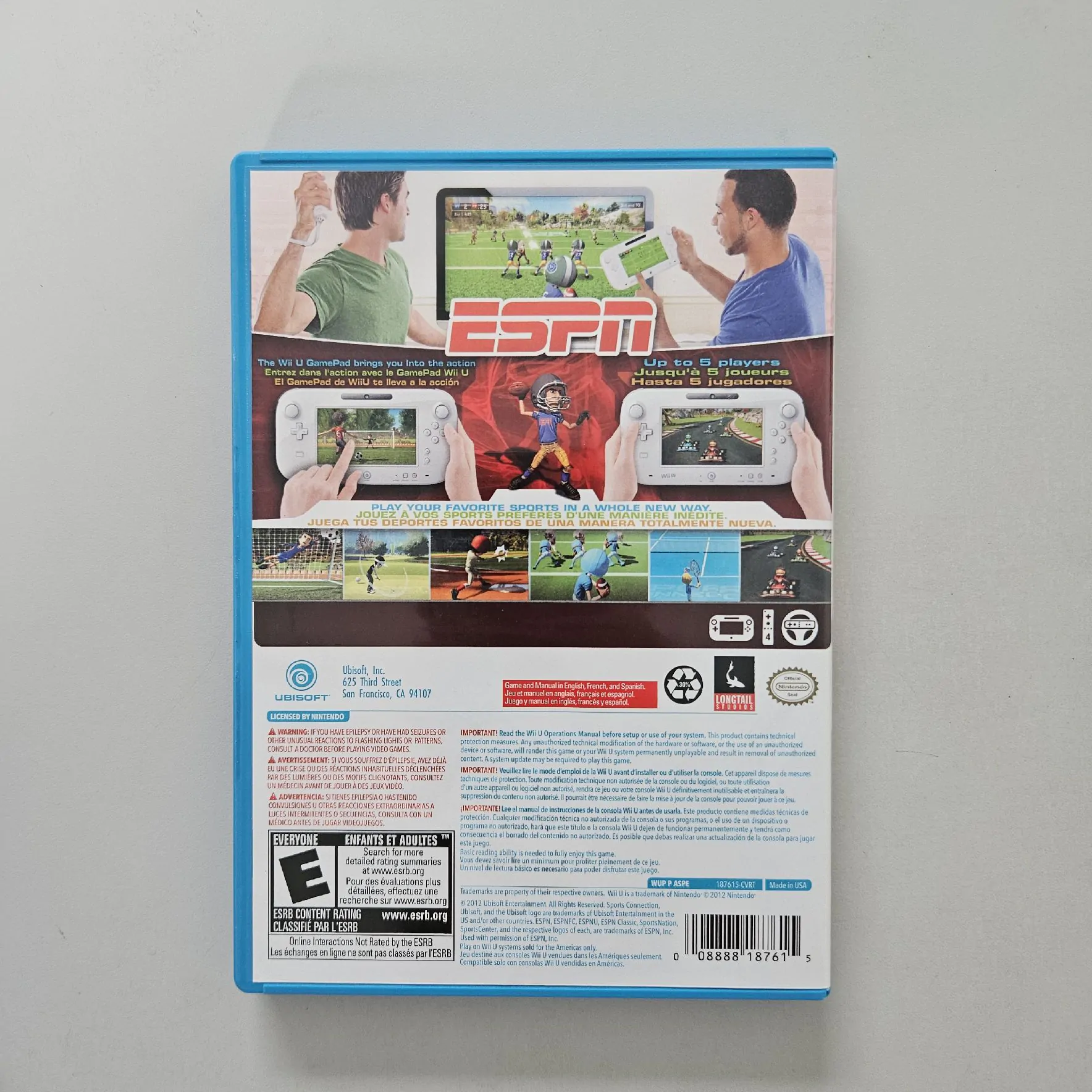 ESPN Sports Connection Lacrado Original Wii - Wii U Nintendo - Imagem 3