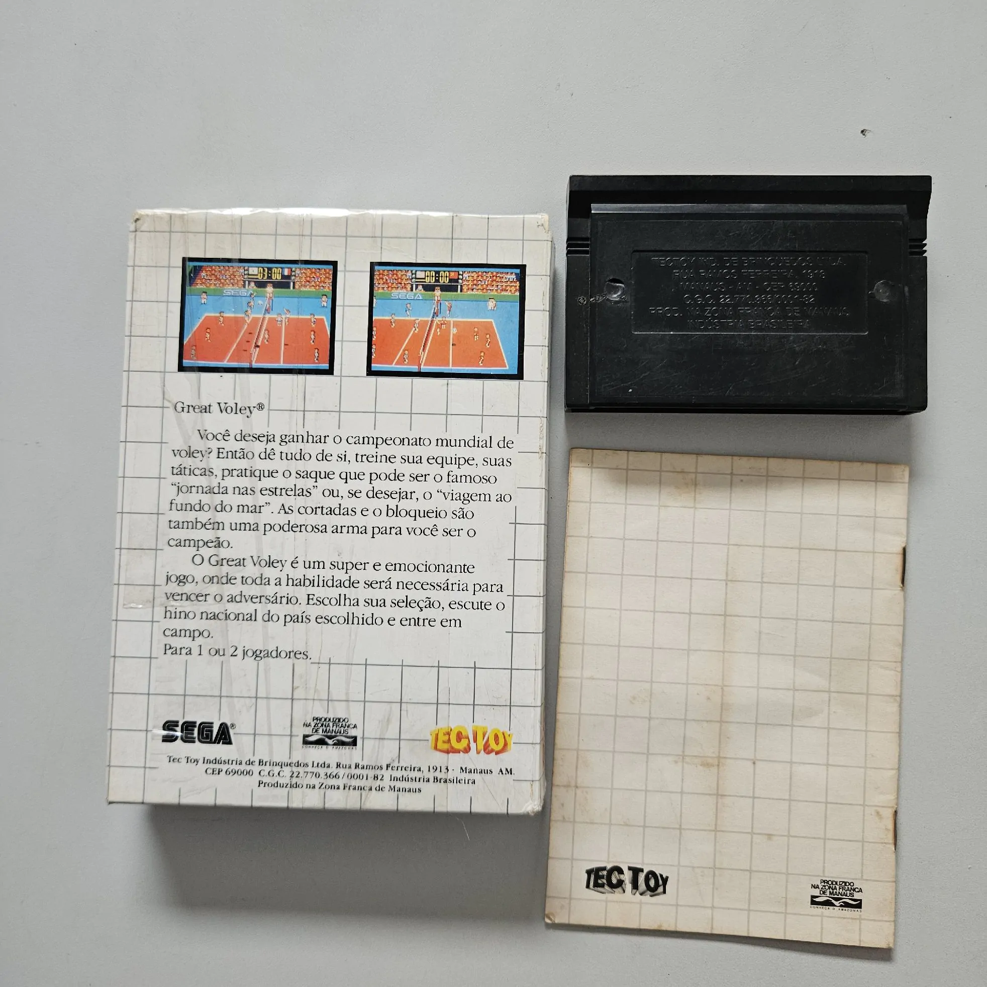 Great Voley Original Master System - Imagem 3