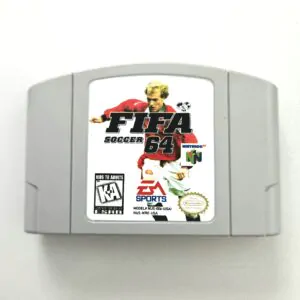 FIFA Soccer 64 Relabel Frontal e Traseiro Original Nintendo 64