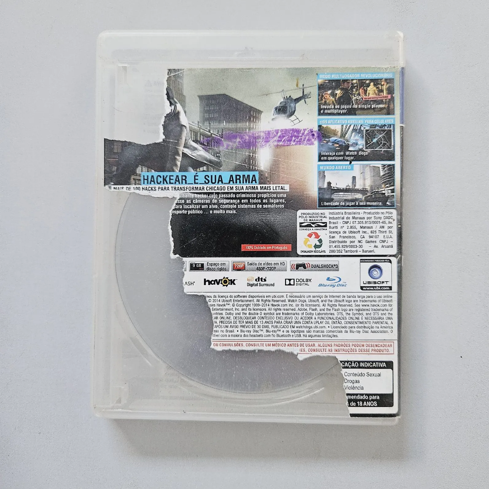 Watch Dogs Original Playstation 3 PS3 - Imagem 3