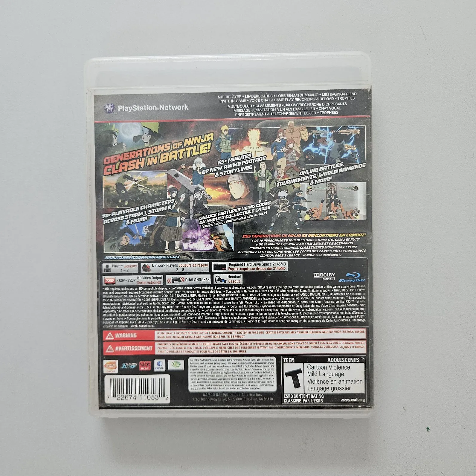 Naruto Shippuden Ultimate Ninja Storm Generations Original Playstation 3 PS3 - Imagem 3