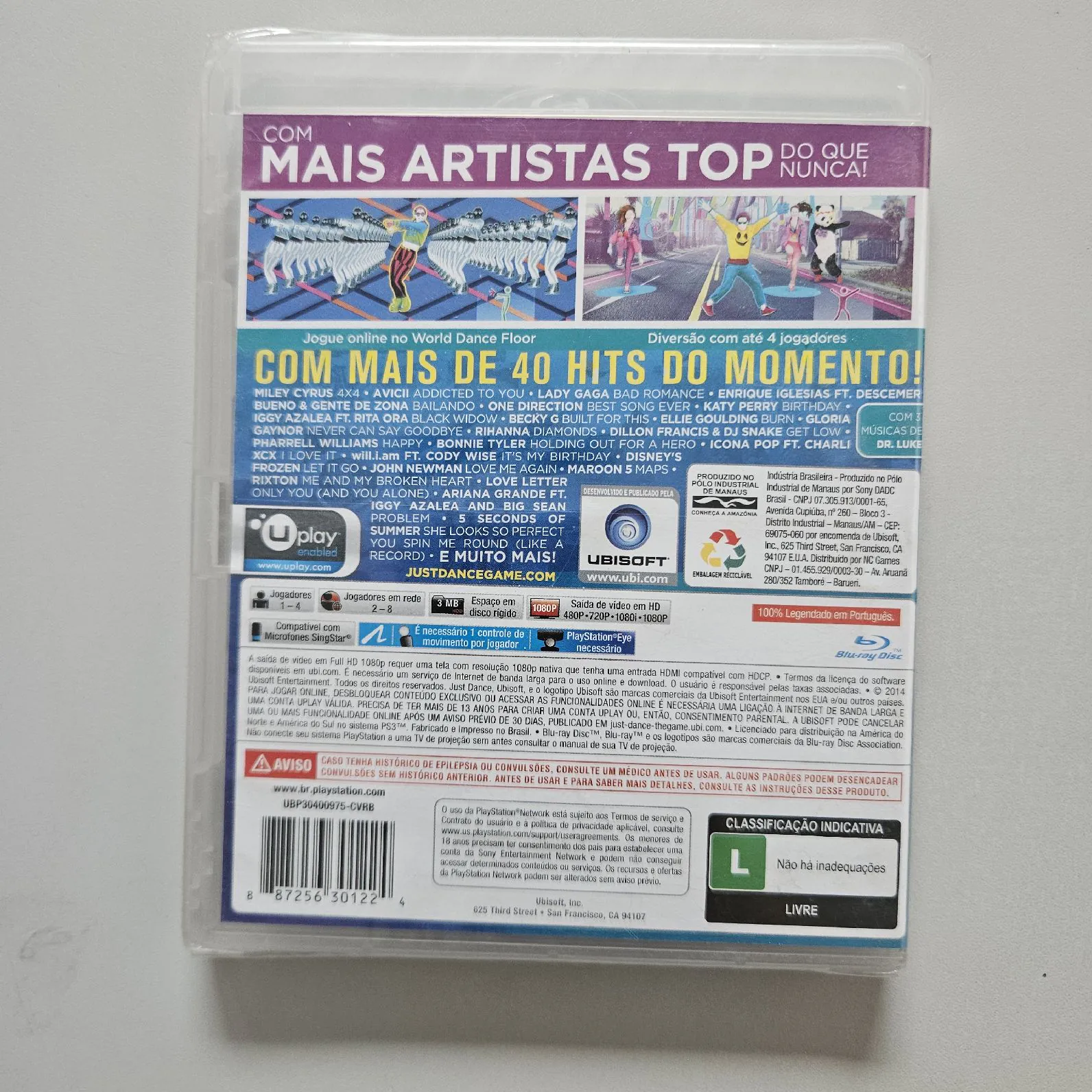 Just Dance 2015 Original Playstation 3 PS3 Lacrado - Imagem 3